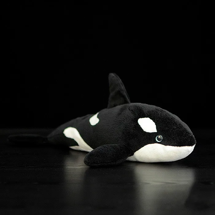 38cm simulácia Orcinus orca plyšové hračky kosatka plnené ryby bábiky morský živočích osobné vianočný darček