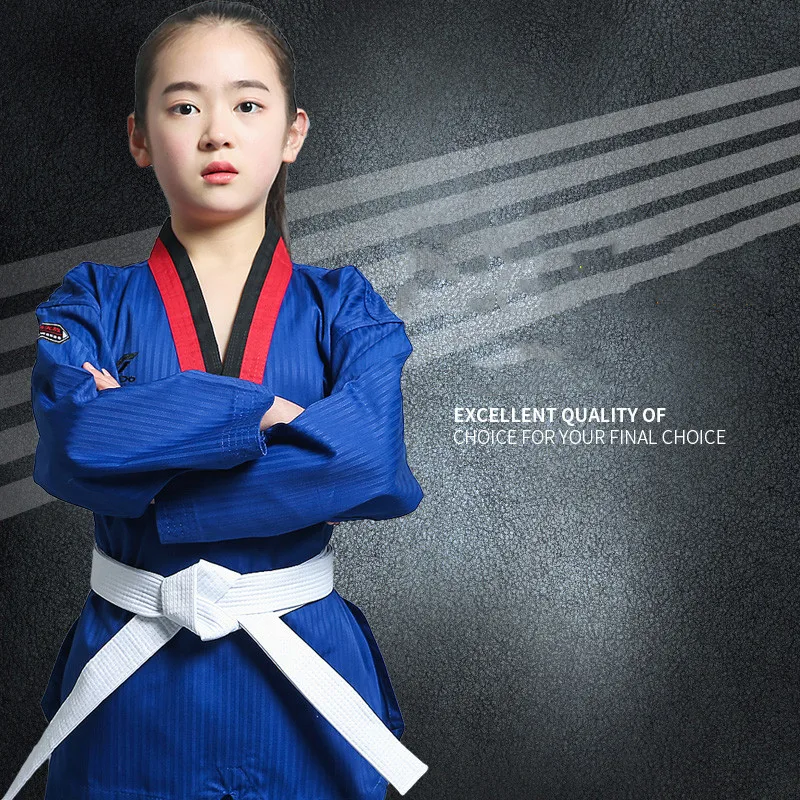 4 Farby Profesionálne Mužov a WomenTaekwondo Oblečenie Dieťaťa & Dospelých Taekwondo Doboks Jednotné Oblečenie Profesionálne Karate Oblek