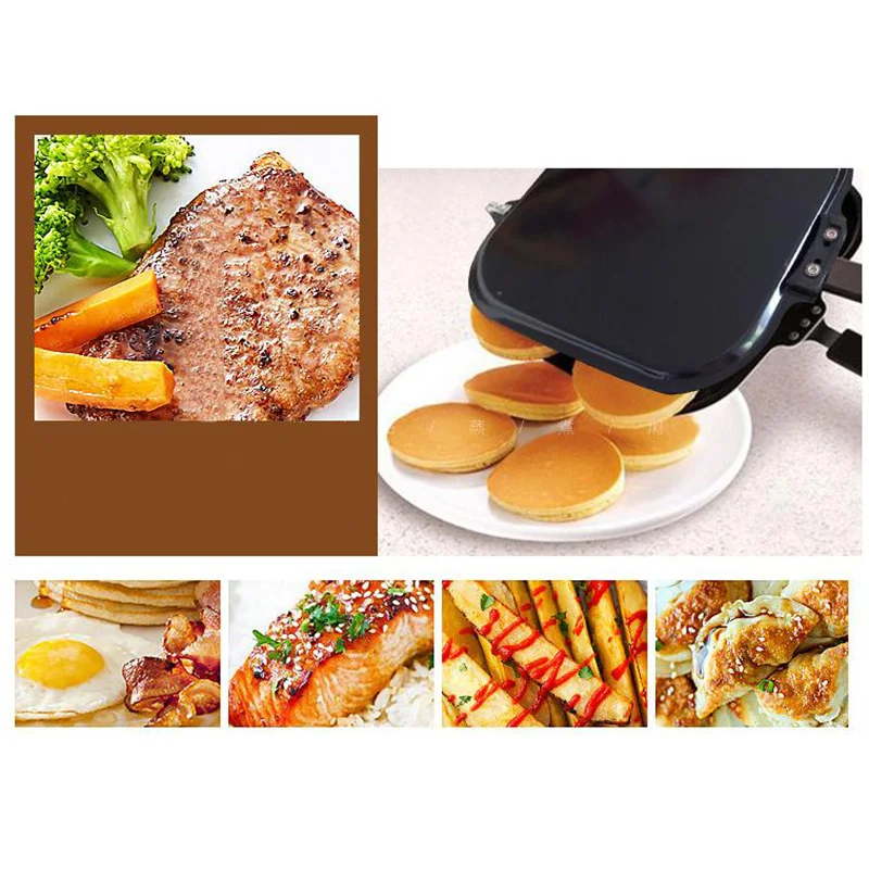 4 Mriežky, Hrniec, Panvica Plynových Domácnosti Non-stick Omeleta Hrniec Palacinka Pan Kuchyni Odolné Užitočné Raňajky Maker Steak Panvicu