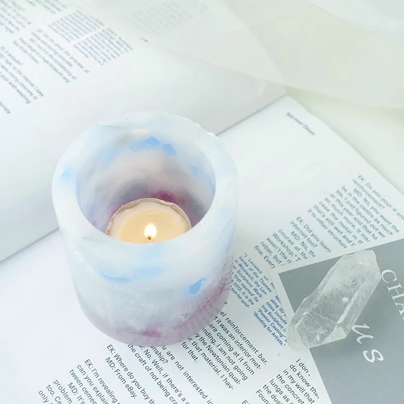 58# úplne rafinovaného parafín, crack gem sviečka priesvitné vosk, aromaterapia sviečka materiál 500 g
