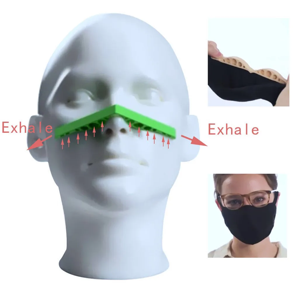 6pc Silikónové Nosa Anti Fog pleťové Masky Držiak Zvyšuje Priestor na Dýchanie Pomôcť Dýchať Hladko Mascarillas Držiteľ A30