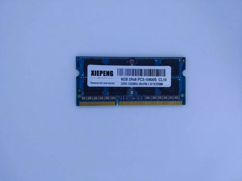 8GB 2Rx8 PC3-10600S 1333MHz DDR3 4gb 1333 MHz Notebook Pamäť 2G pc3 10600 Notebook 204-PIN SODIMM pamäte RAM