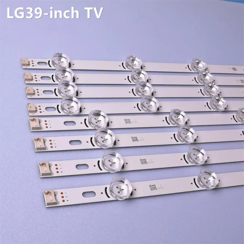 8PCS/9 Veľa Lampy, TV Podsvietenie LED Svetlo Bar/LED Pásy Pre LG 39 palcový 39