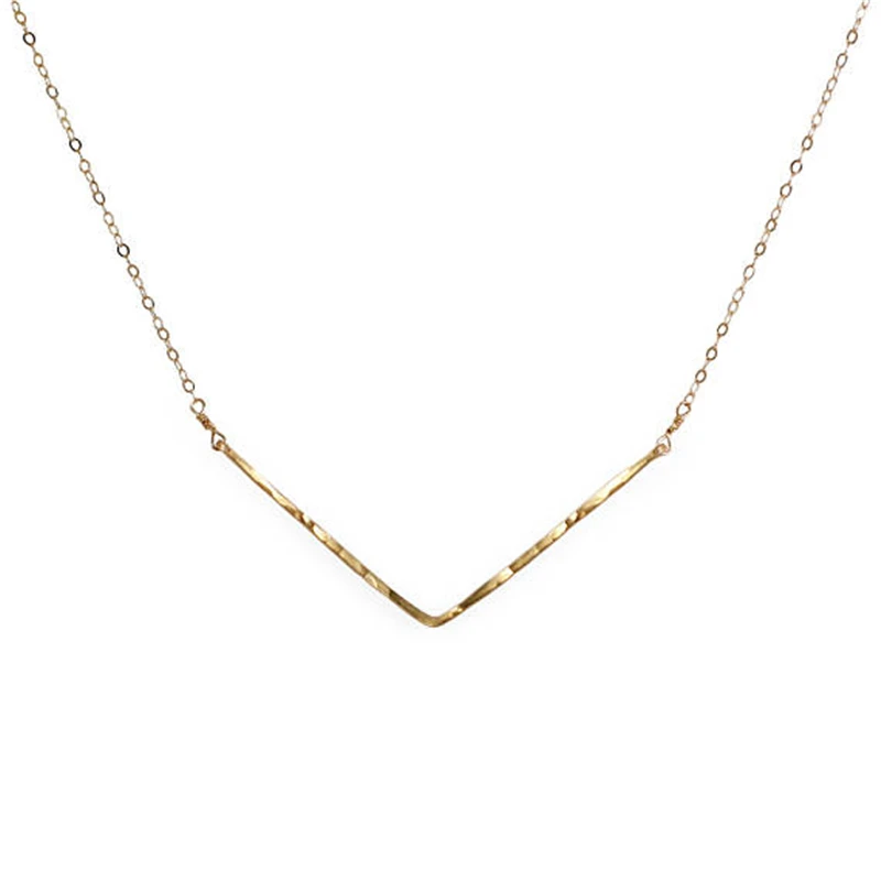 925 Silver/Gold Vyplnené Náhrdelník Ručne Vyrábané V Náhrdelník Zlato Choker Príveskom Collier Femme Kolye Collares Boho Ženy Šperky