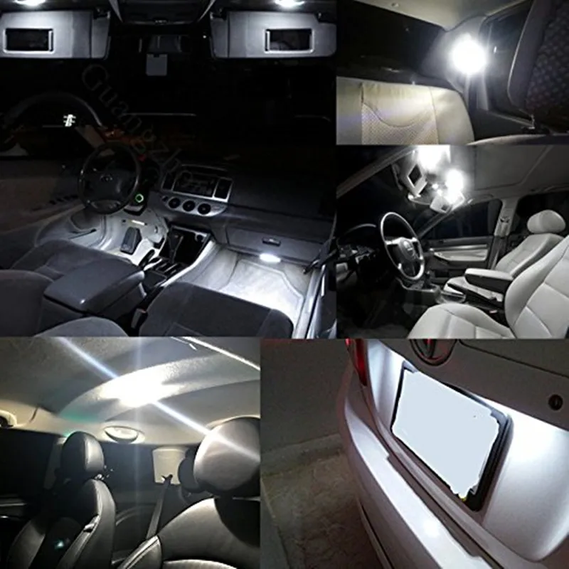 9pcs biela vlkovcový canbus 31mm led interiéru vozidla svetlo súprava pre 2011- 2016 2017 2018 2019 hyundai sonata auto led stropné osvetlenie batožinového priestoru