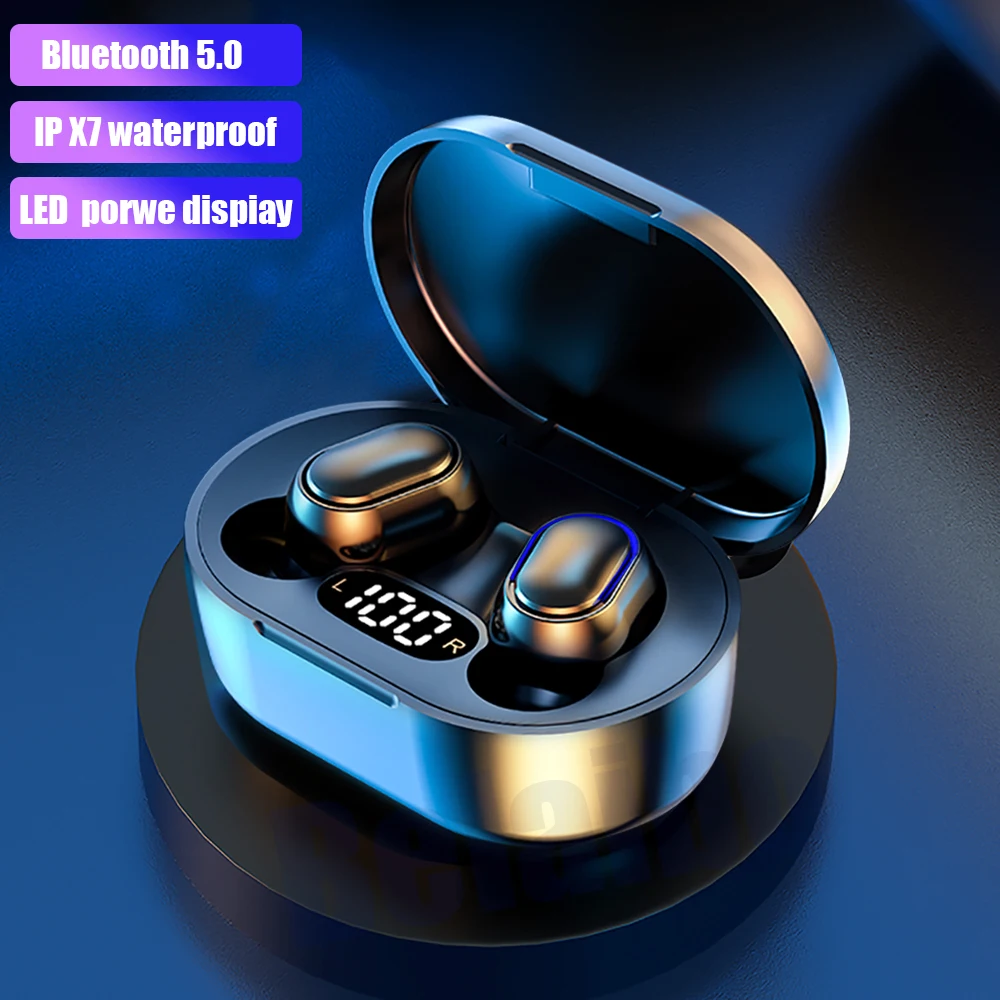A7S TWS 5.0 Bezdrôtové Slúchadlá Bluetooth Slúchadlá, LED Displej Headset IPX7 Nepremokavé 9D Stereo Športové Bezdrôtové Slúchadlá