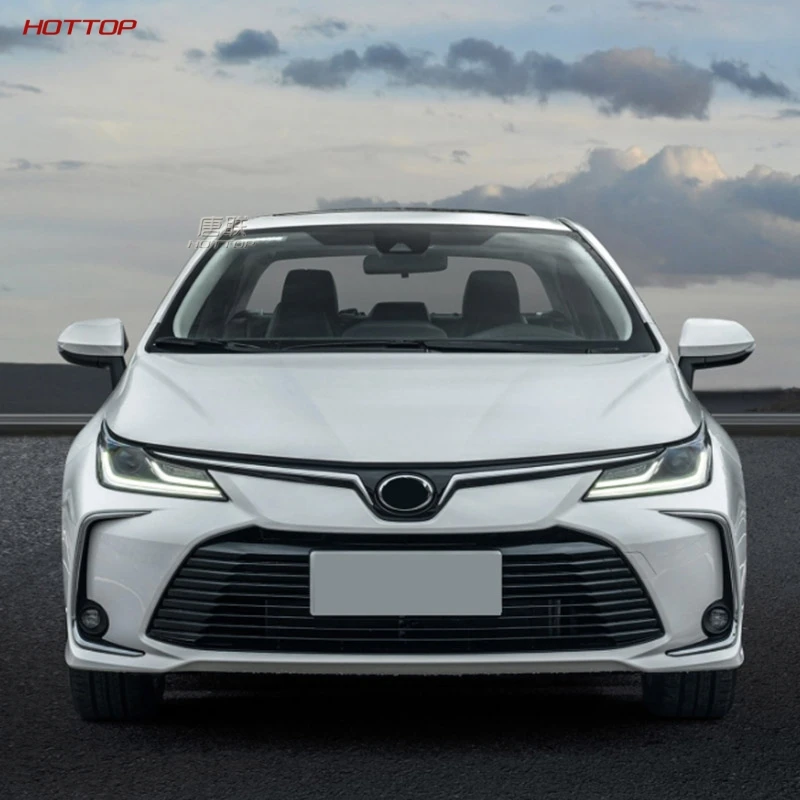 ABS Predný Nárazník Mriežka Hmlové Svetlo Lampy Kryt Rámu Orezania vhodné pre Toyota Corolla Hatchback 2019 2020 2ks