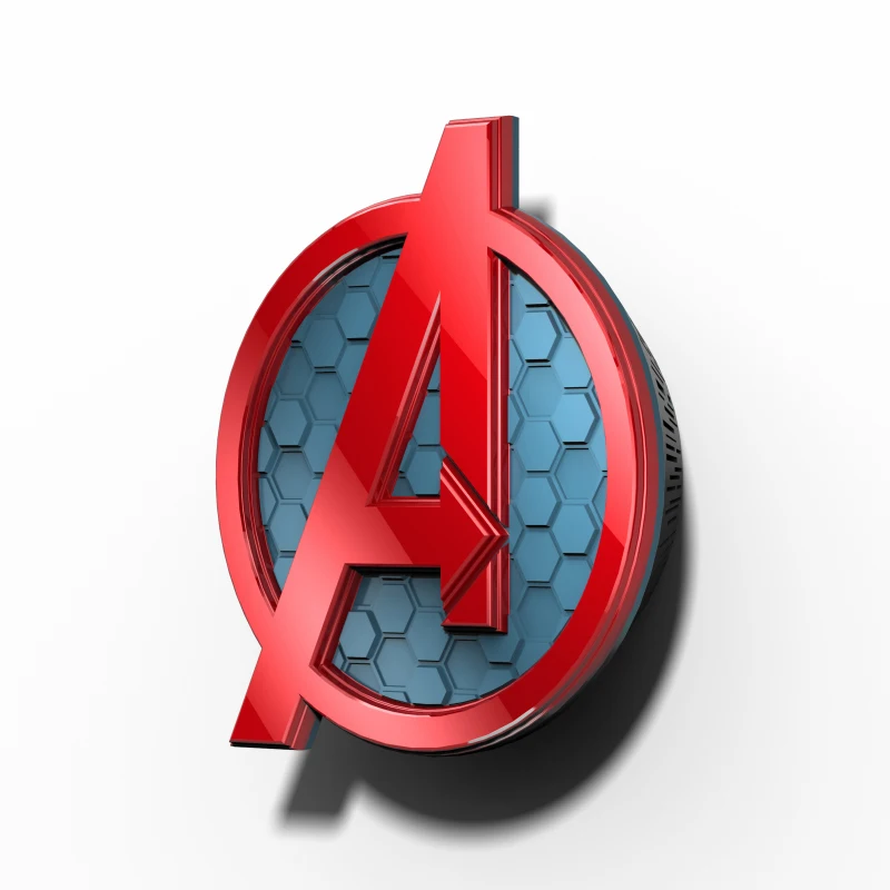 Acecorner Legenda Logo Nástenné Svietidlo 3D LED Tvorivé Nočné Svetlo Marvel Avengers, Spálne, Obývacej Izby, Dekorácie pre Christms Dieťa Darček