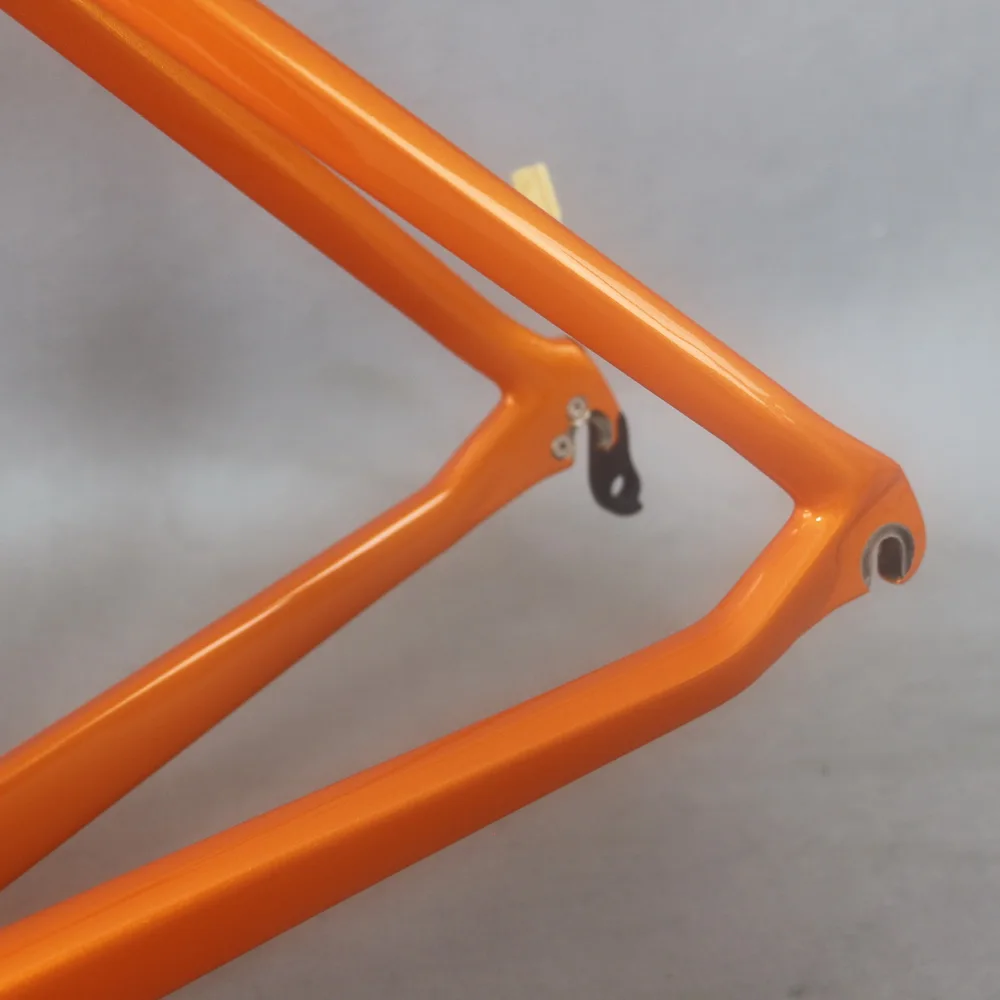 Aero Cestnej Bike Rám TT-X1 Oranžovej Farby, V Brzdové Toray Uhlíkových Vlákien T800 BB86 stredová