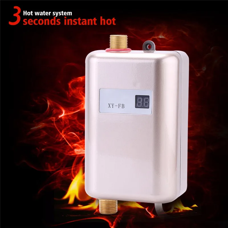 ALDXY57-XY-FB,Okamžité mini ohrievač vody, rýchle nahrievanie malá kuchyňa poklad, sprcha konštantná teplota, elektrický ohrievač vody.