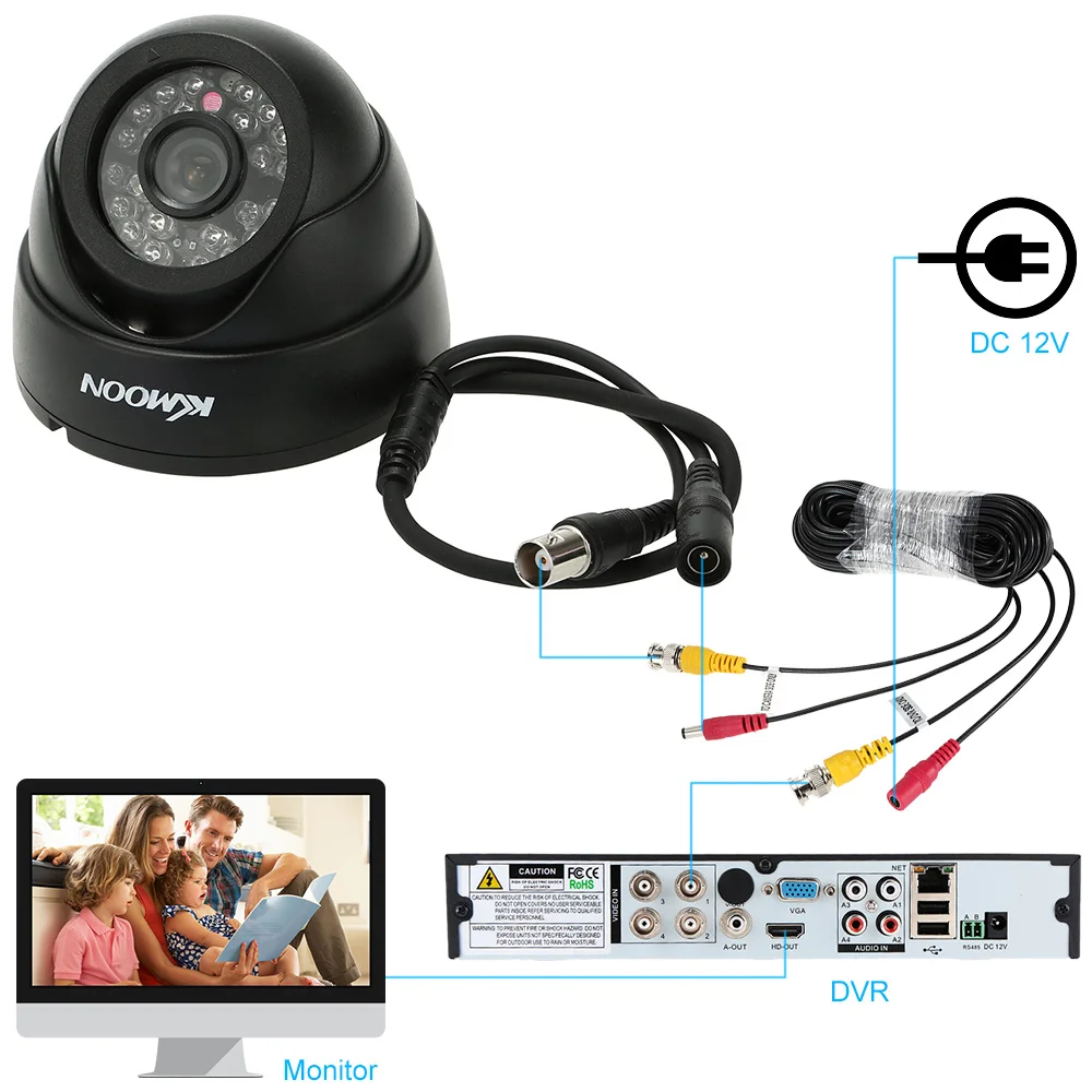 Analógový Vysokým Rozlíšením Dohľadu Infračervené Kamery 1200tvl CCTV Kamera Security Vonkajšie