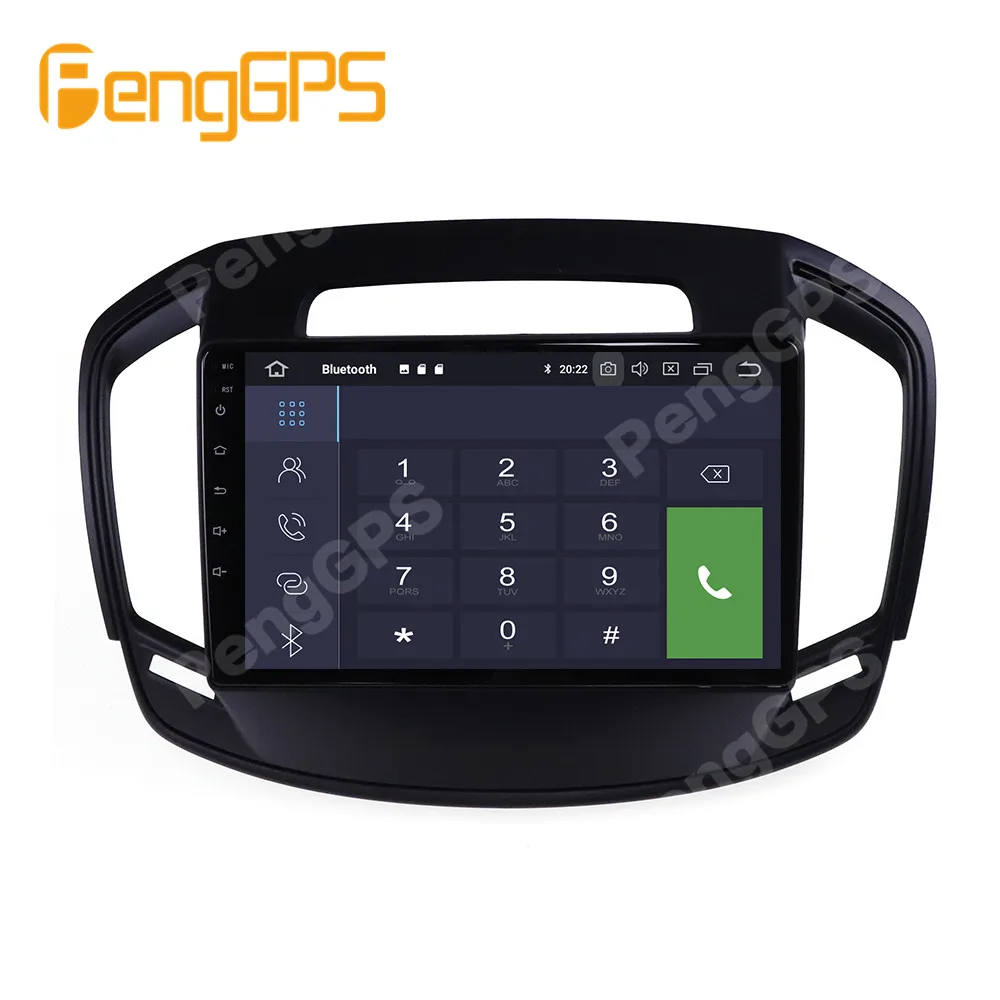 Android 10.0 GPS Navigátor pre Opel Insignia-2017 Auto Stereo Dotykový displej Multimediálneho Zrkadlo Link in-dash Carplay DSP PX6