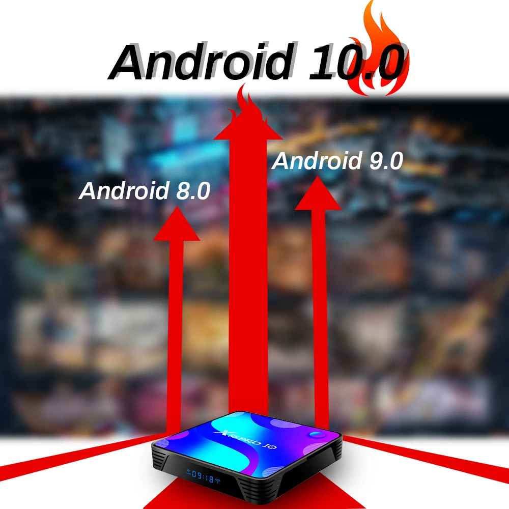 Android 10 Multimediálny prehrávač TV BOX 2.4 G&5.8 G Wifi 32G 64 G 128G 4k 3D Bluetooth, TV prijímač HDR+ Vysoká Qualty Veľmi Rýchlo Box