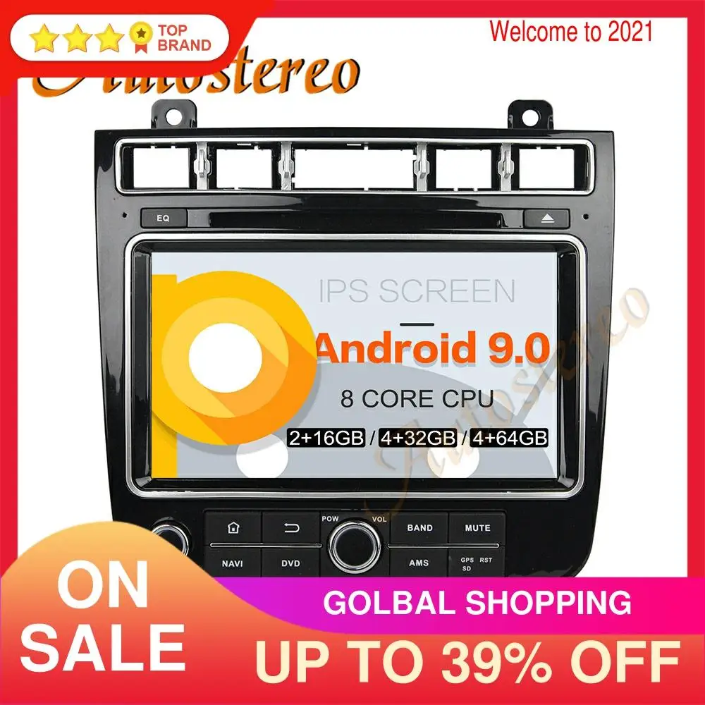 Android 9.0 Octa-Core Auto DVD Prehrávač Multimediálny Prehrávač, GPS Navigáciu Pre VW TOUAREG 2010-2017 Auto Rádio Stereo Hlava DSP Jednotka