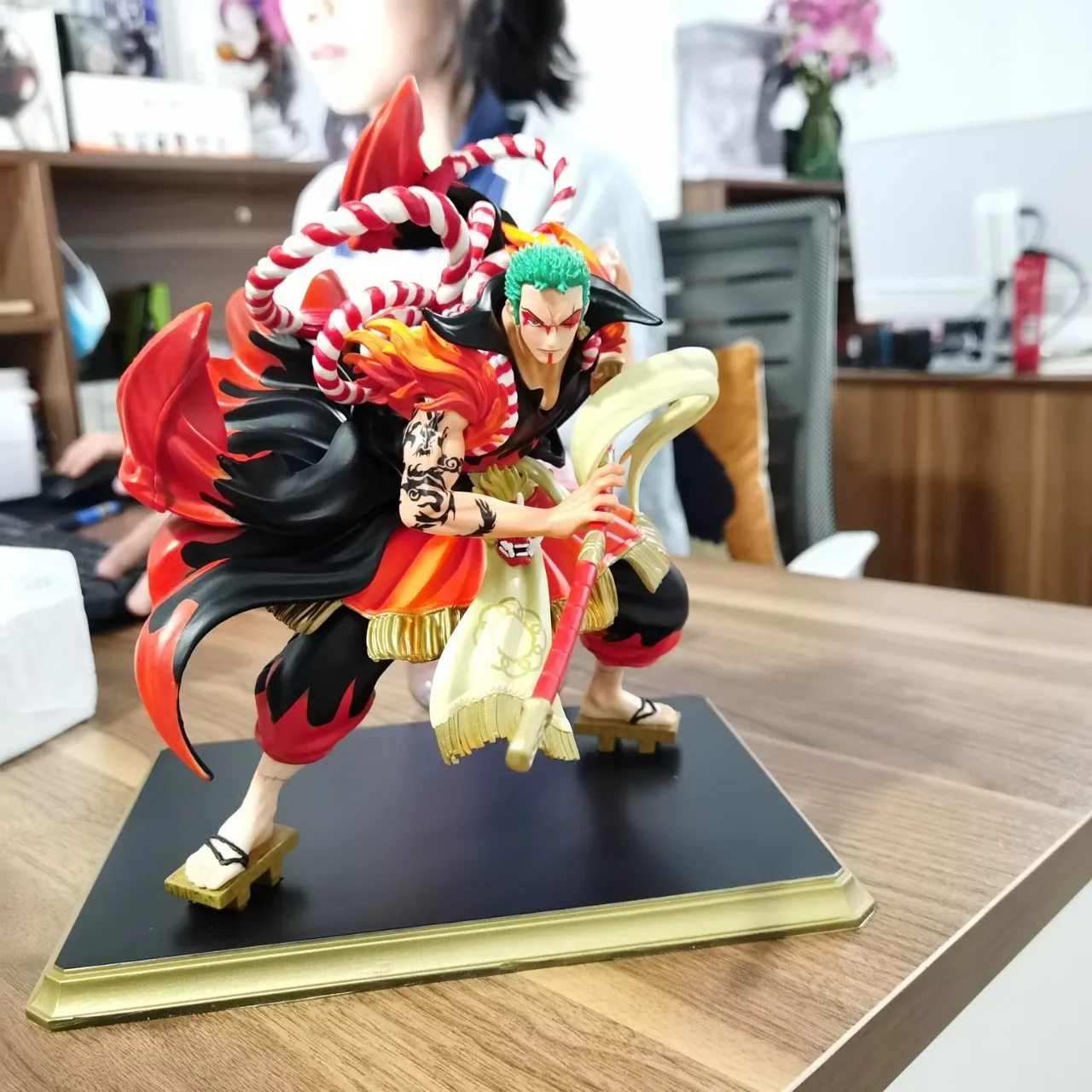 Anime Jeden Kus Zoro Kimono Kabuki Edition PVC Akčné Figúrky Zber Model Hračky