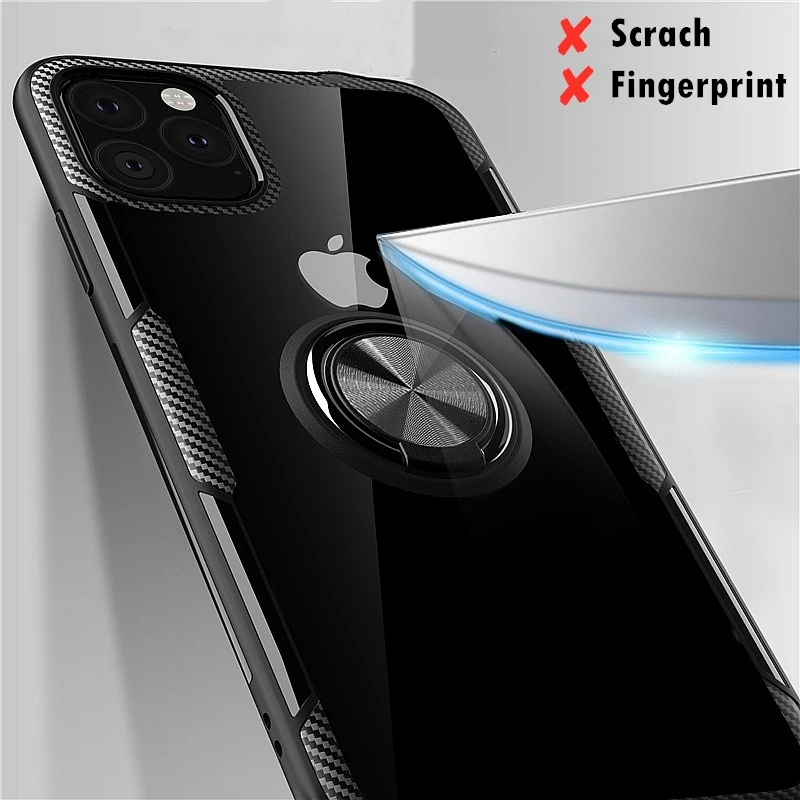 Anti Šok puzdro Pre iPhone 11 12 Pro Xs Max XR X 8 7 6 6 Plus Transparentné Magnet puzdro Pre Apple iPhone 11 12 Pro Max mini