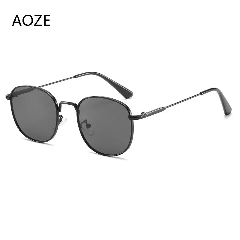AOZE retro móda Pilot pánske slnečné okuliare 2020 slnečné okuliare pre mužov/ženy, luxusné retro Jednotky slnečné okuliare oculos de sol UV400