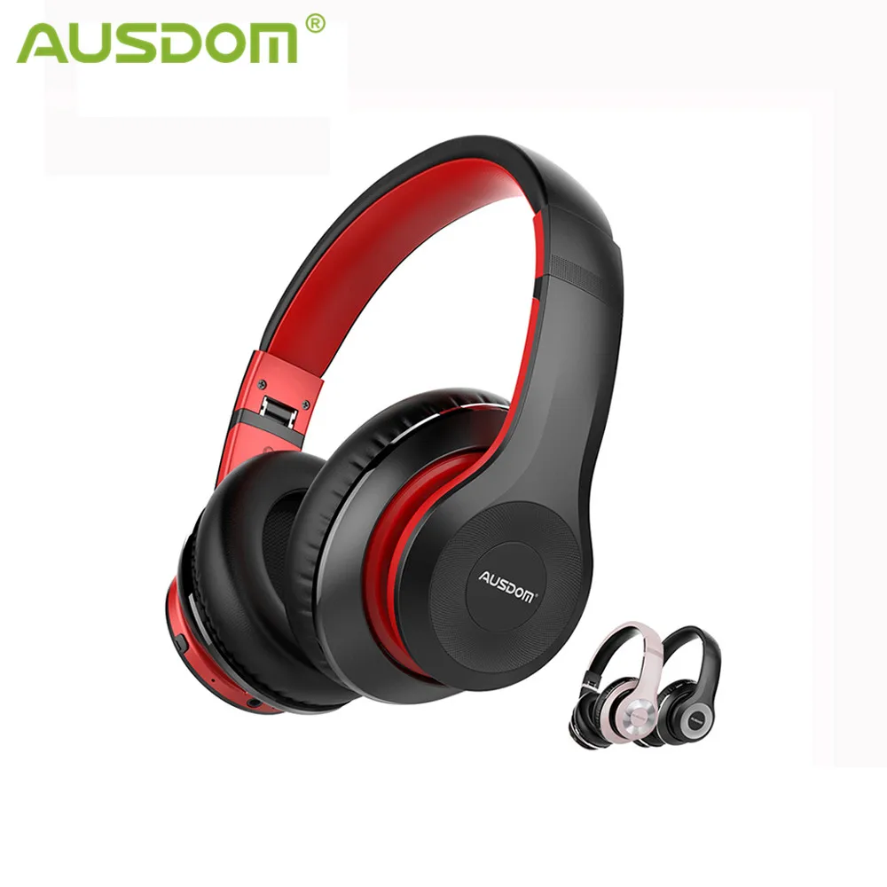 AUSDOM ANC10 Bluetooth Bezdrôtové Slúchadlá Aktívnym Potlačením Hluku Skladacia 30H čas na hru Hifi Hlboké Basy Bluetooth Headset