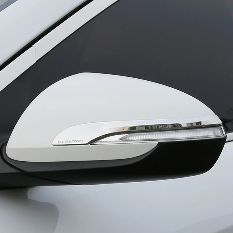 Auto Bočné Spätné Zrkadlo Rám, Kryt Výbava pre Hyundai Elantra 2016 2017 2018 2019 2020 Príslušenstvo calr styling