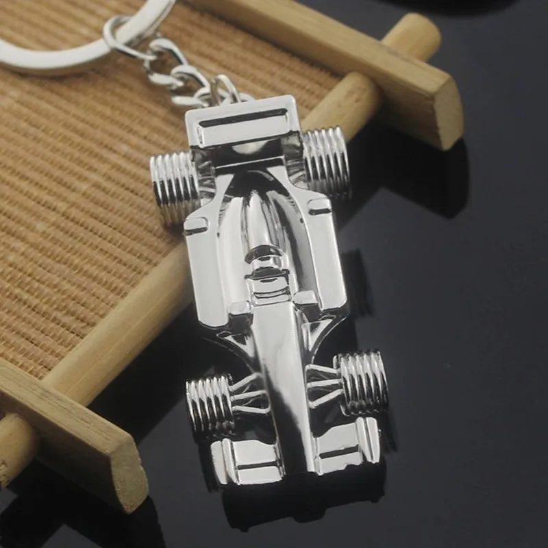 Auto Keychain Preteky F1 Keychain Kreatívny Darček Business Gifting 3D Kovov Keyring Vysokej Kvality Muži Ženy Šperky