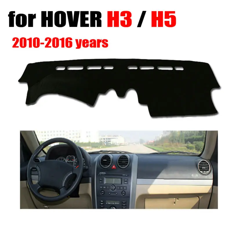 Auto panel pokrýva mat na HOVER H3 H5 2010-2016 rokov Ľavej volant dashmat pad dash kryt auto panel príslušenstvo