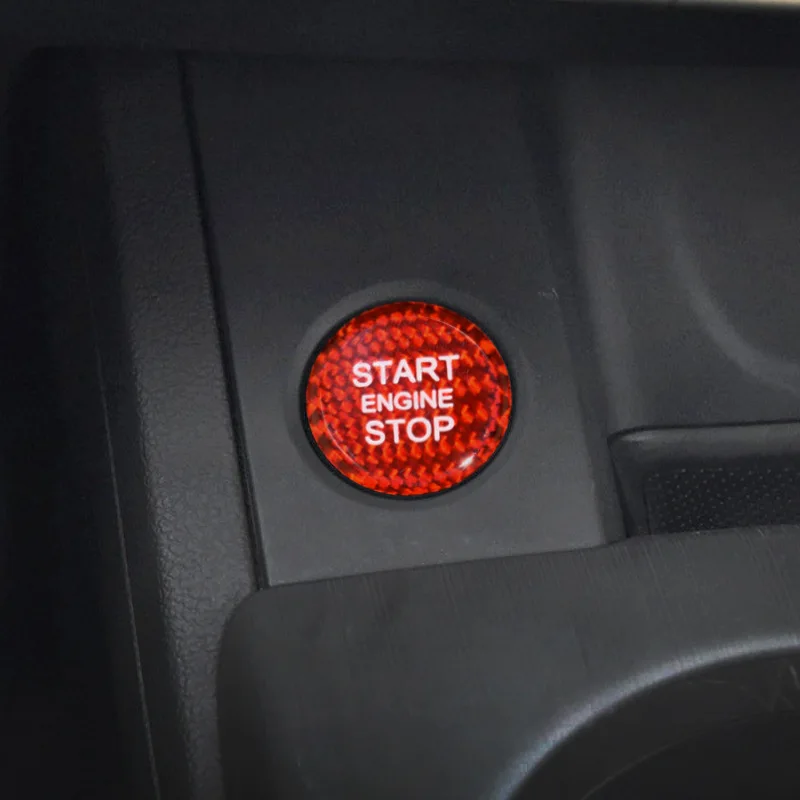 Auto Start Stop Motora Push Prepnúť Tlačidlá Výbava uhlíkových vlákien pre Audi Q5/Q7/A7/A6L/A5 /A4L Keyless Tlačidlo Štart Kryt Prípade Shell