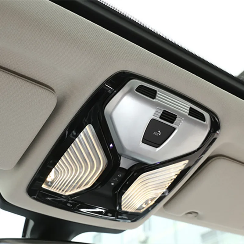 Auto Styling Chrome Lampa na Čítanie Dekoratívne Rám, Kryt Výbava Pre BMW 5 Series G30 2018 Interiéru Predné Strecha Svetlo Upravené Obtlačky