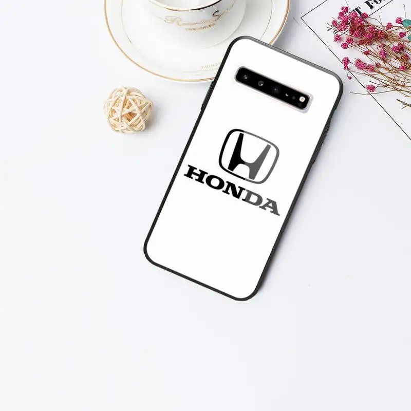 Auto značky HONDA Telefón puzdro Pre Galaxy Tvrdeného Skla Prípadoch sa Vzťahujú Na S10 S9 S8 S7 S6edge Plus TPU Kryt