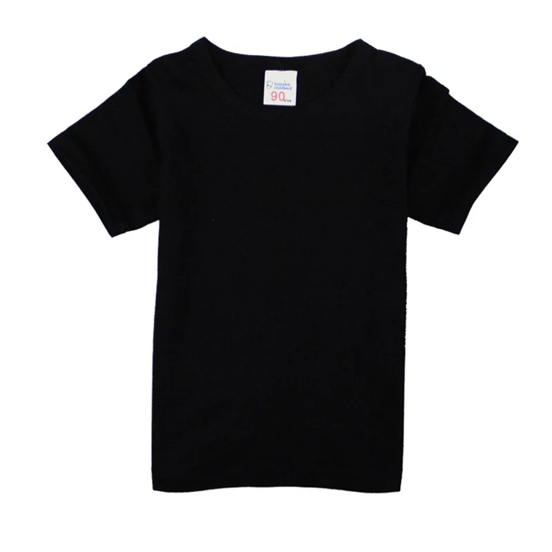 Baby Boy Pure Color T-shirt 2020 Lete Chlapec Dievča Oblečenie Detí Krátke Rukávy Bavlna Biela T-košele, Topy T Shirt Deti
