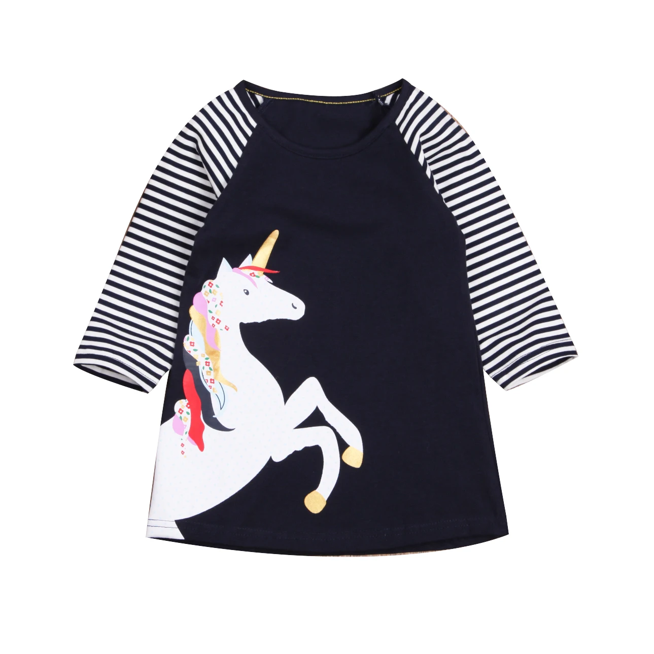 Baby Girl Dress Zvieratá Dlhý Rukáv Princezná Šaty Deti, Oblečenie pre Deti Šaty