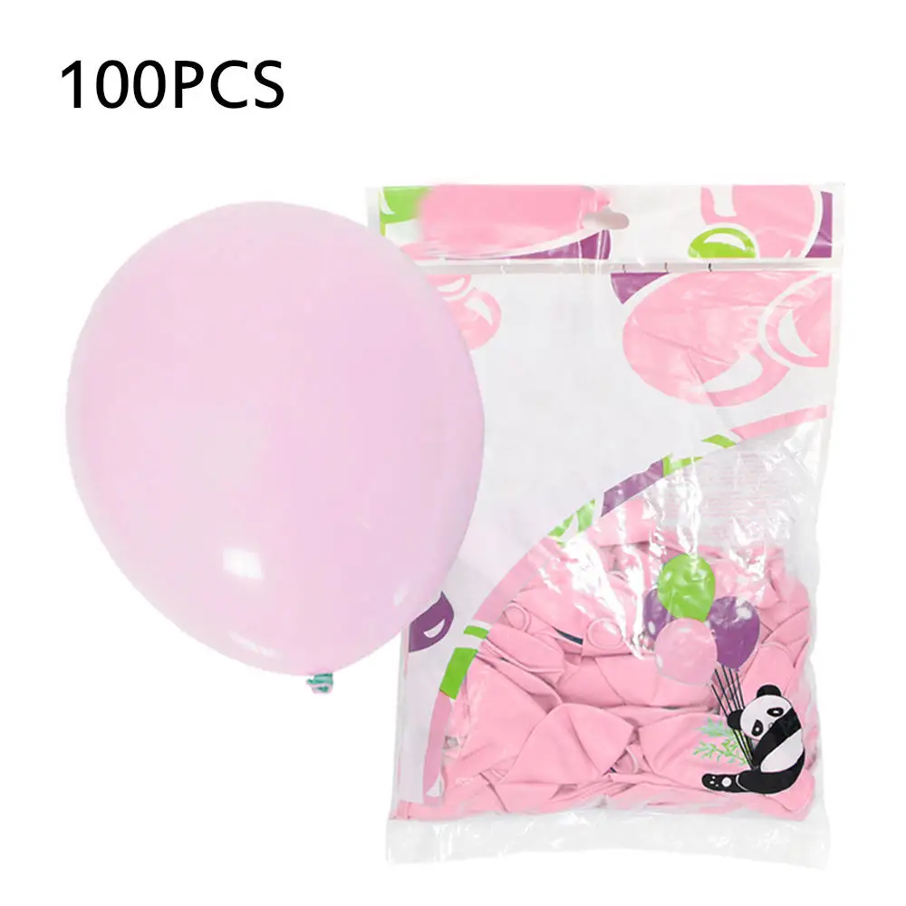 Balenie 100 Macaron Candy Farebné Strany Balóny Pastel Latexové Balóny Nové ružová Fialová modrá gree