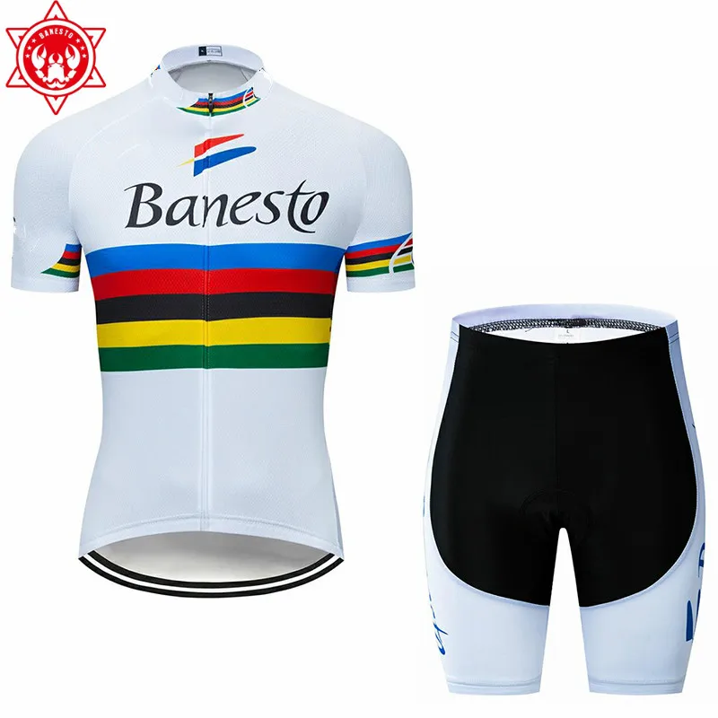 Banesto 2020 PRO Cyklistika dres A nohavice s Náprsenkou šortky pre Závod znížiť textílie jersey Najvyššej kvality bib nastaviť na dlhý čas jazdy
