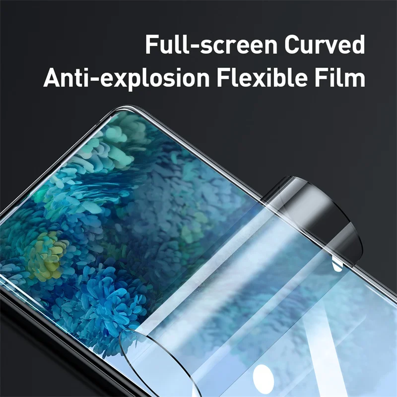 Baseus Ochranná Fólia Pre Samsung S20 Pre Samsung Galaxy S20 Ultra Chránič film Zakrivené Proti Výbuchu Chránič 2 ks 0,15 mm