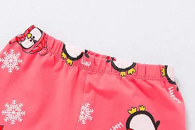 Batoľa Deti, Dievčatá Oblečenie 2ks Baby Girl Deti Topy + Nohavice Sleepwear Odev Pajama Pyžamo Pj požiarnikov
