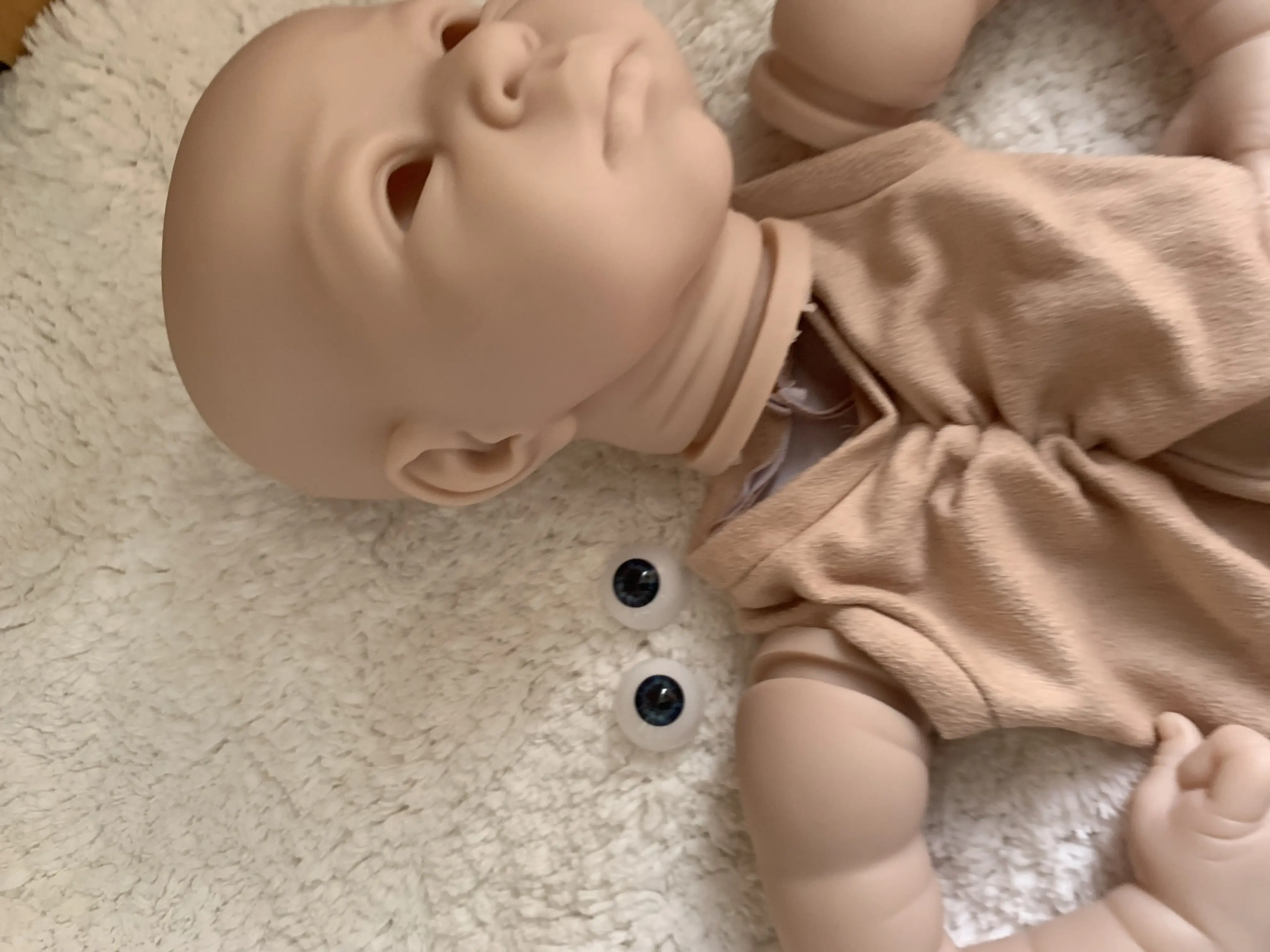 Bebe Reborn Dodanie Bábika Súpravy Nevyfarbené Model Znovuzrodenie Dieťa Plesne 22 inch silikónové baby doll príslušenstvo
