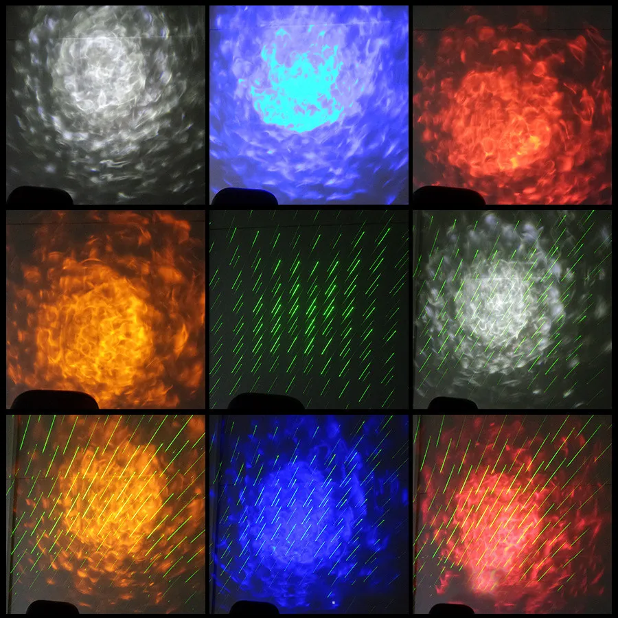 BEIAIDI meteorický dážď Dážď Laserové Svetlo S Vodou Vlna Zvlnenie Fáze Lampa Nepremokavé Vianočný Večierok Laserový Projektor S Diaľkovým
