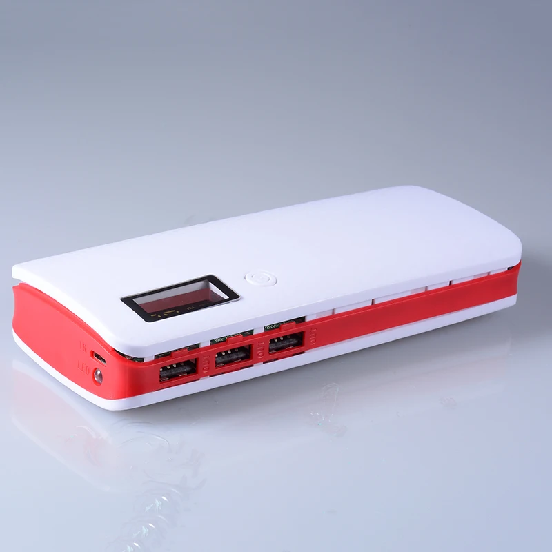 (Bez Batérie) 10000mah Power Bank 18650 Box Prípade Powerbank Dual USB Poverbank Prenosné Pover Power Bank pre Xiao Telefóny Nabíjačky