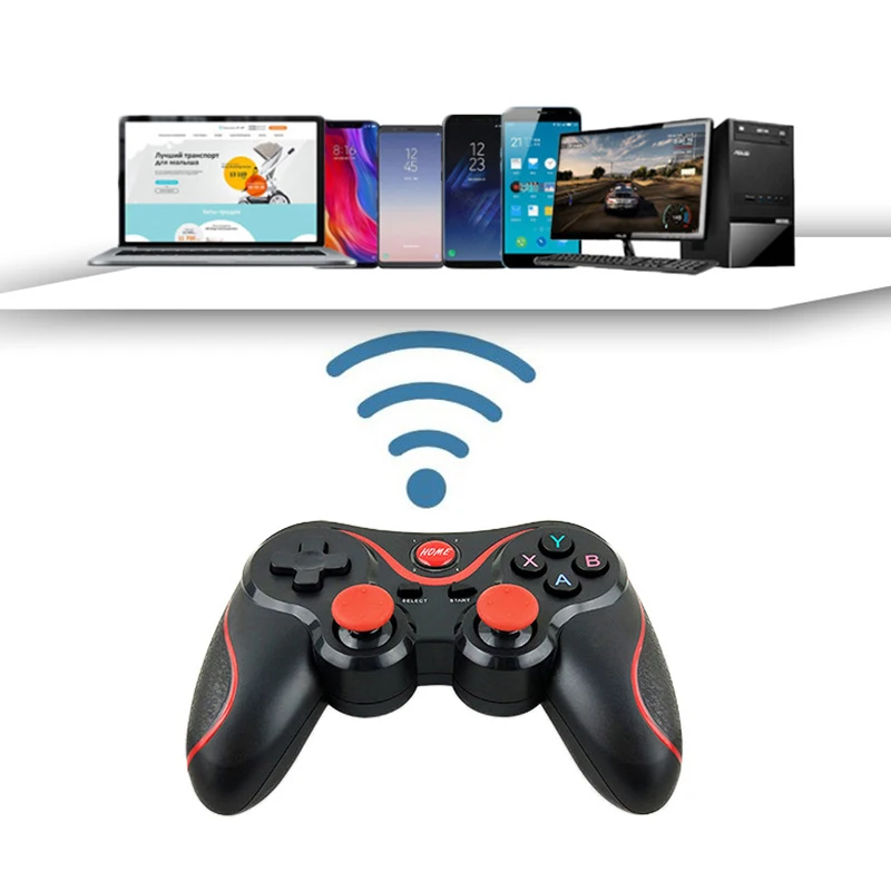 Bezdrôtové Android Gamepad T3 X3 Bezdrôtový Ovládač Herný ovládač bluetooth BT3.0 Ovládač Pre Mobilný Telefón, Tablet, TV Box, Držiak