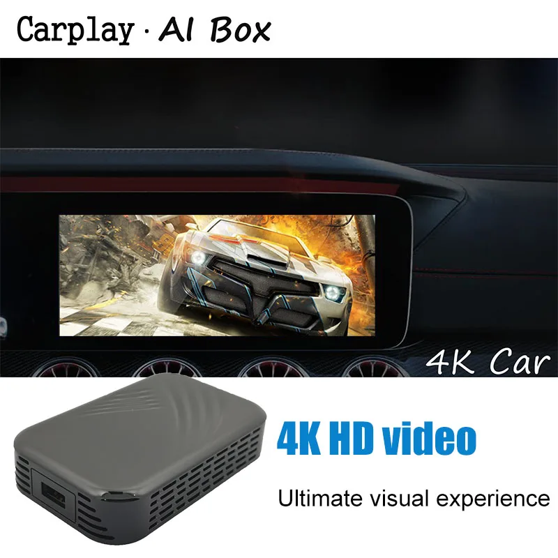 Bezdrôtové pripojenie autorádia Carplay s 4+32 G android auto podpora telefón cast Media Box Na Mercedes Benz Carplay Ai Box