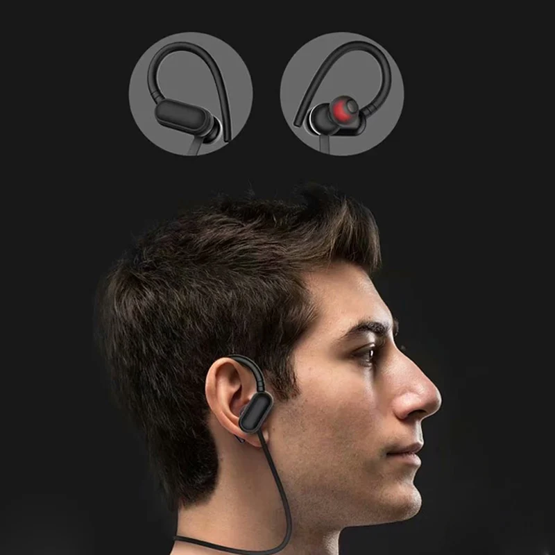 BGreen Šport Bluetooth 5.0 Slúchadlá Športové Bezdrôtové Stereo Headset Nepremokavé Vstavaný MP3 Prehrávač Spustený Cvičenie Slúchadlá
