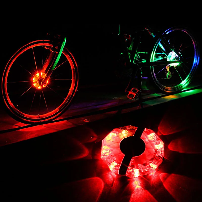Bicykel Náboj Kolesa Svetlá LED Cyklistické Farebné Požičovňa Hovoril Bicykli Náboj Kolesa Svetlá Vodotesný LED Lampy, jazda na Bicykli