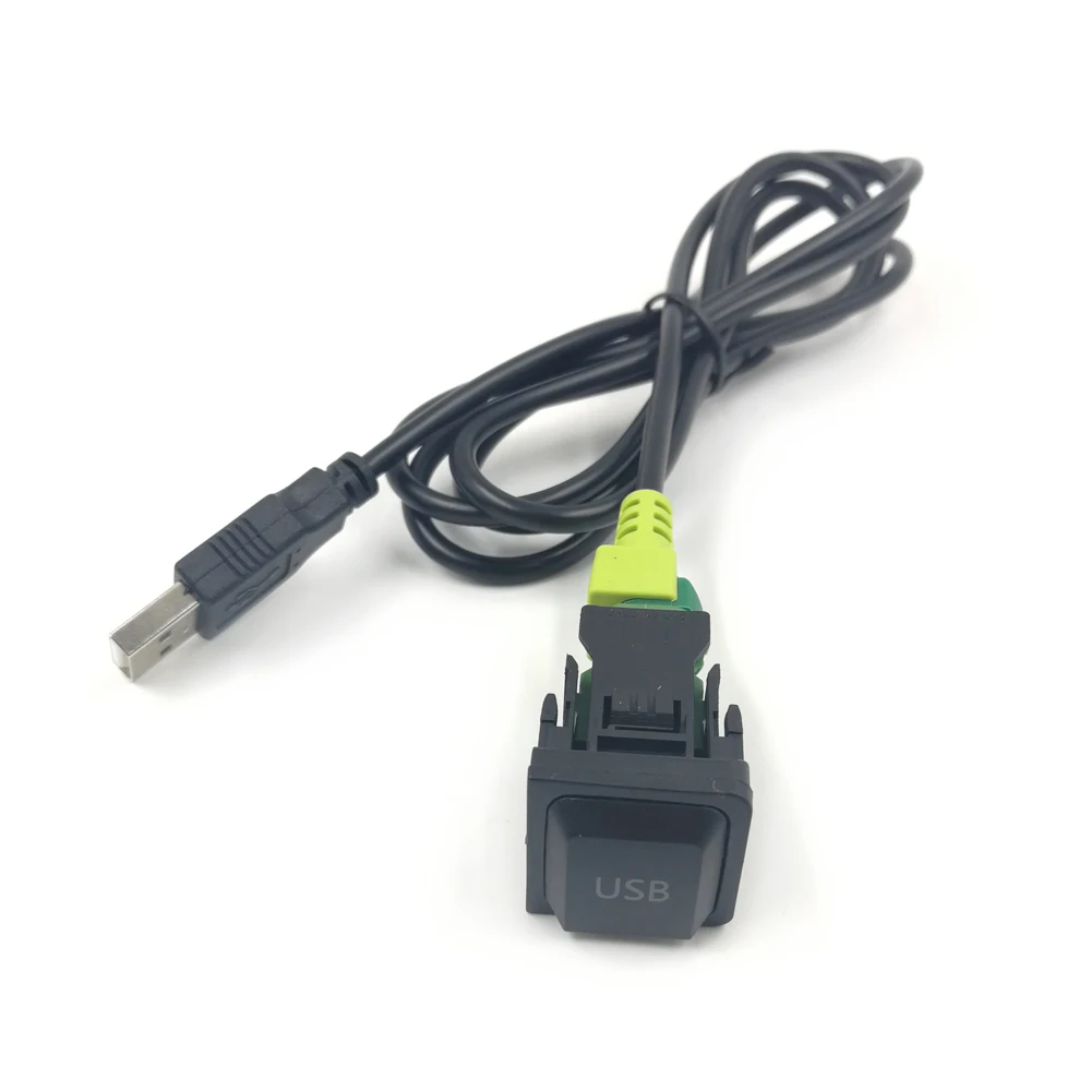Biurlink 150 CM USB kábel Kábel Adaptéra Audio Systém CD Prehrávač Rádio Vedenia Kábel vhodný pre Volkswagen Golf Škoda
