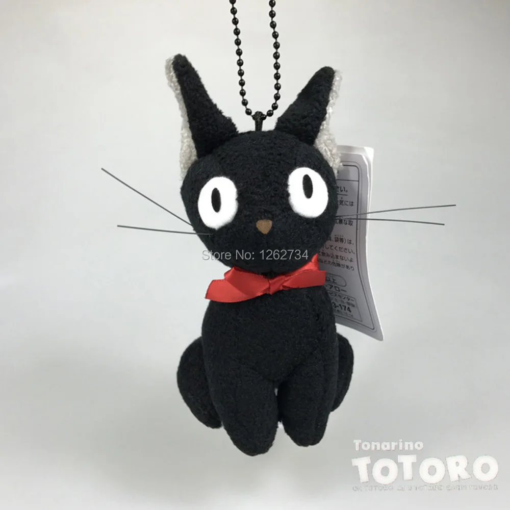 Black JIJI Mačka 11 CM Kiki je dodacej Služby, Oblečenie pre Bábiku Obrázok Keychain na Vianočné Darčeky PCXB
