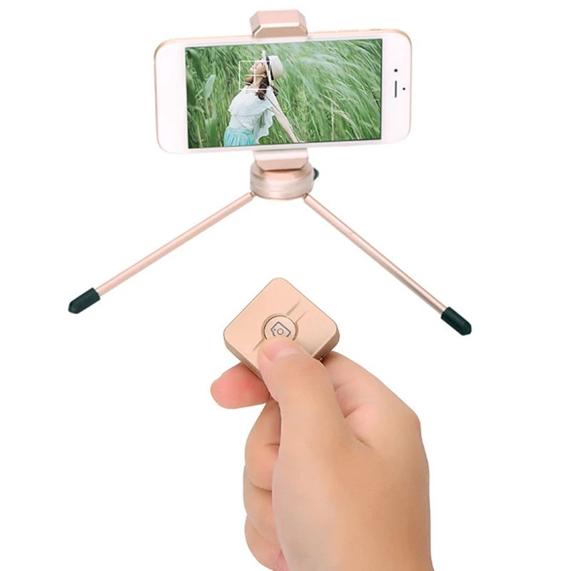 Bluetooth Diaľkové Ovládanie Tlačidlo Bezdrôtové Uzávierky Radič Selfie Fotoaparát Rocker Uvoľnenie Telefónu Monopod Selfie