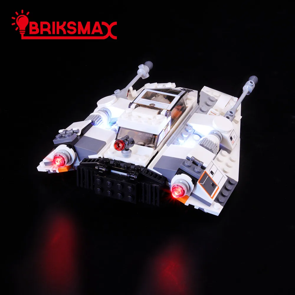 BriksMax Svetla Kit Pre 75259 Star War Snowspeeder，(NIE Zahŕňajú Modelu)