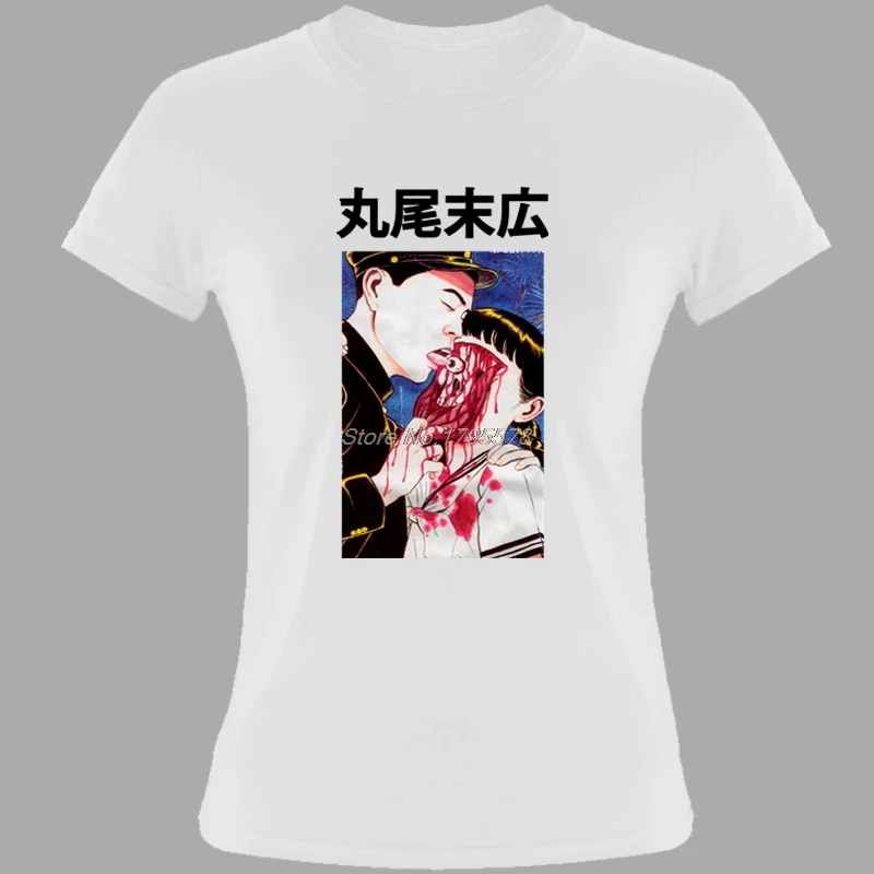 Buľvy Lízať Suehiro Maruo Kult Japonsko Japonské Anime Manga Horor Auge T Shirt Ženy Bavlna T-shirt Vtipné Tričká Topy Streetwear