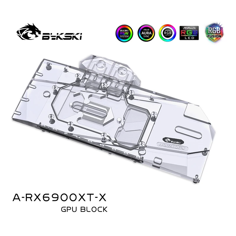 Bykski 6900 6800 Vodné Chladenie GPU Blok, Úplné Pokrytie Chladič Pre AMD Zakladateľ Edition Radeon RX 6900 6800 XT, A-RX6900XT-X