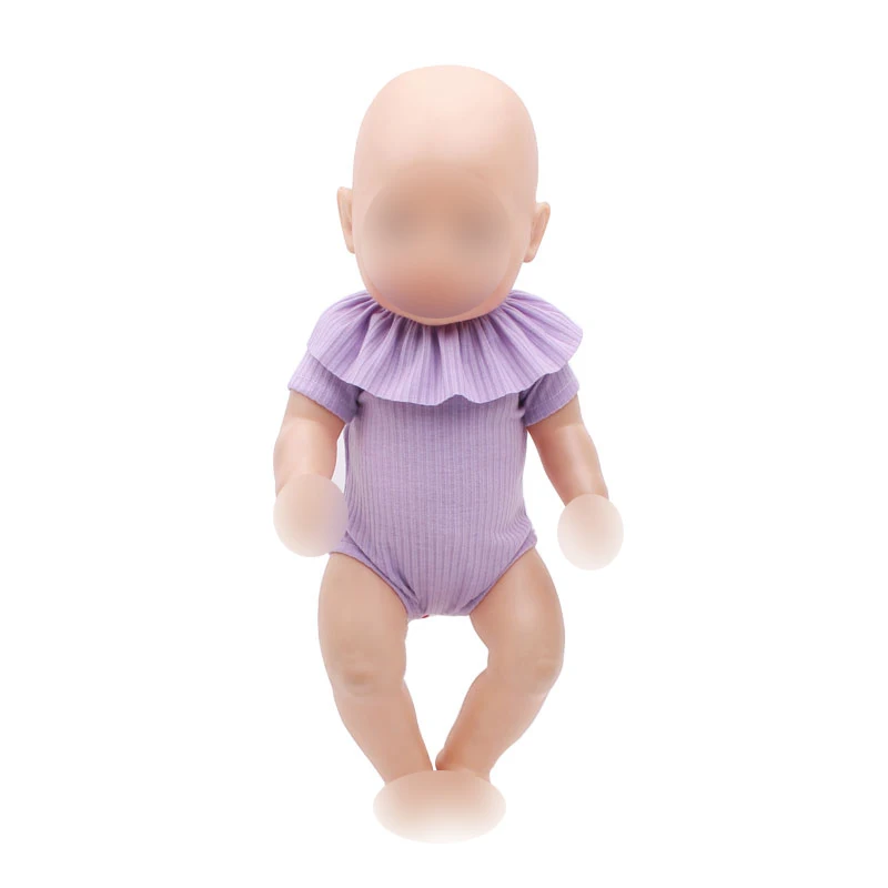 Bábiky oblečenie jednoduchý-kus 8 farieb plavky kombinézach fit 43 cm bábiky baby a 18-palcové Dievča, bábiky, príslušenstvo f227