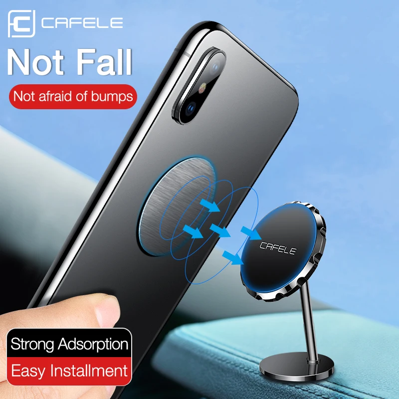 Cafele Magnetické Telefón Držiak pre váš Mobilný Telefón, Auto Držiak Pre iPhone 11 Pro Xiao Magnet Telefón Stojan GPS Otáčanie 360