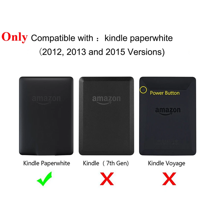 Capa pre Amazon Kindle Paperwhite 1/2/3 2017 6inch eBook Tablet Smart Sleep/Wake PU Kožené puzdro S Perom s Pen